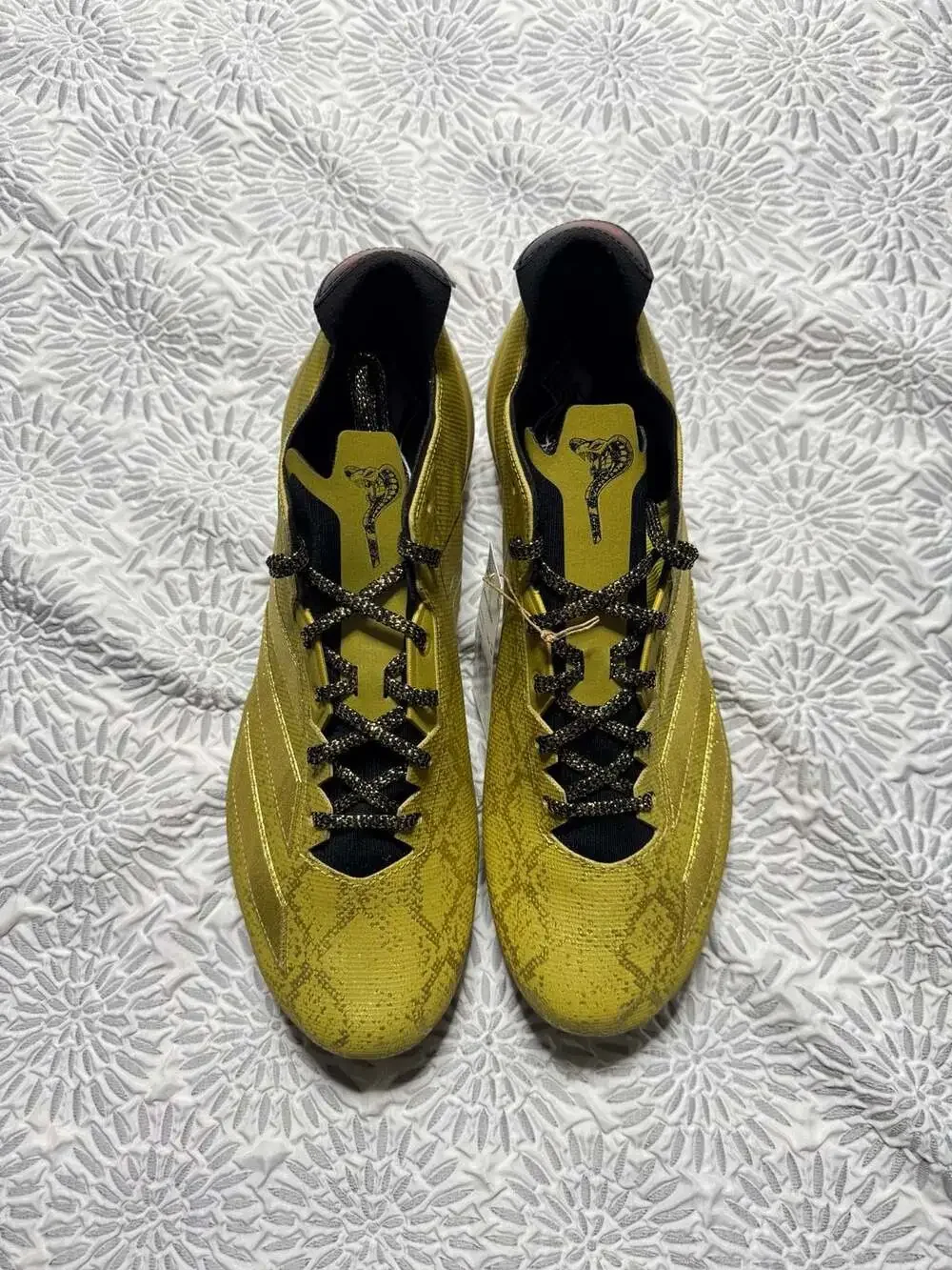 Adidas x Disney Jafar Adizero Electric Gold Football Cleats JP9953 Men's Size 14